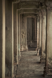 Angkor Wat Passageway 3, Cambodia