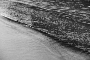 Black and White: Black and White Shoreline in Anawhata Peninsular