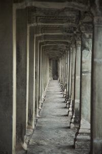 Angkor Wat Passageway 1, Cambodia