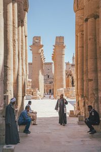 People: Men at Luxor Temple, Luxor