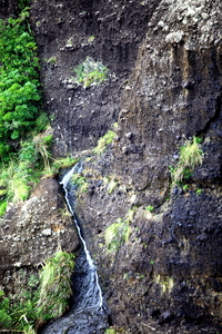 Anawhata Trickling Waterfall