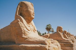Avenue of Sphinxes in Luxor, Egypt