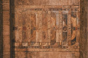 Ceiling Carvings, Temple of Hathor. Dendera