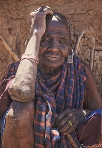 Maasai Elder, Serengeti, Tanzania