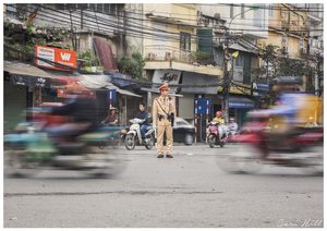 Directing Traffic, Hanoi, Vietnam