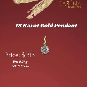 18 Karat Gold Earring 0.81g