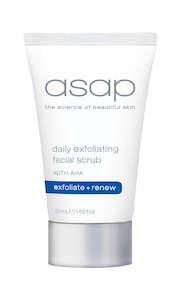 Cleanse: asap daily exfoliating facial scrub