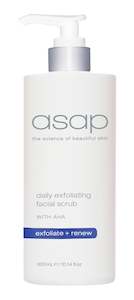 Limited Edition Promotions: asap Limited Edition daily exfoliating facial scrub 300ml