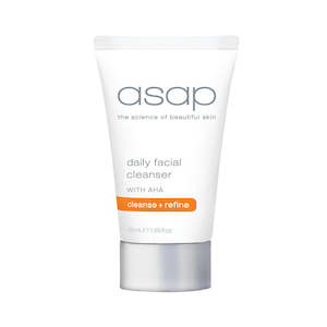 Travel Tubes: asap daily facial cleanser