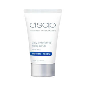 Travel Tubes: asap daily exfoliating scrub