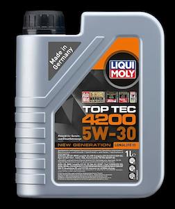 Liqui Moly Oils: LIQUI MOLY TOP TEC 4200 5W-30 NEW GENERATION