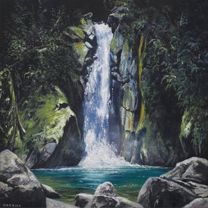 Products: Giants Gate Falls - New Zealand - Carl Cockill Artist