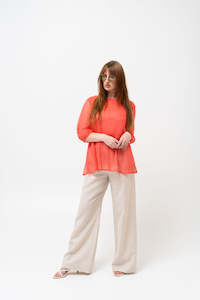 Silk Waterfall Blouse