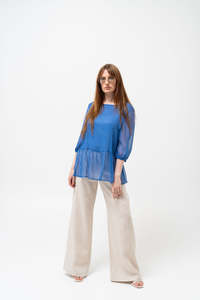 Tops: Silk Waterfall Blouse