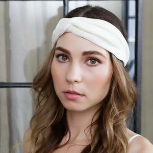 Summer 2022 23: Silk Turban Band Ivory