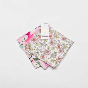 Silk Accessories: Cotton Handkerchief 3 pack