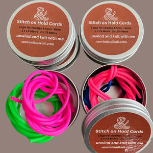 Knitting Crochet: Knitting Cords - Stitch on Hold Cords - By Unwind & Knit with Me