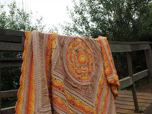 Knitting Crochet: Crochet For Intermediate level - Ardith Big Girl Afghan