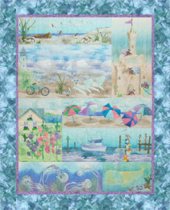 Art Print Panel Kit - A Day At The Beach - by McKenna Ryan