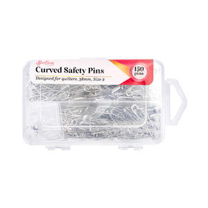 Curved Safety Pins 38mm