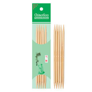 Bamboo Double Point Natural 8"
