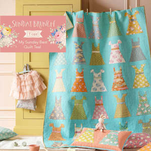 Quilt Kits Tilda - My Sunday Best - Teal