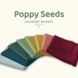 Fabric 1: Laundry Basket Fabric - Poppy Seeds- by Edyta Sitar