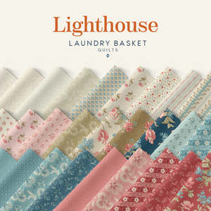 Fabric 1: Laundry Basket Fabric - Lighthouse- by Edyta Sitar