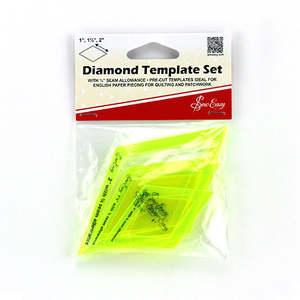 English Paper Piecing: Paper Piecing - Diamond Templates