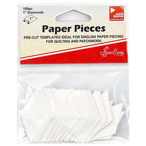 English Paper Piecing: Paper Piecing - Diamonds