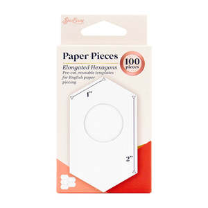 Paper Piecing - Elongated Hexagon