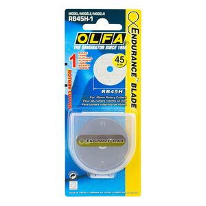 Rotary Cutters Blades Cutting Mats Rulers: OLFA - 45mm Endurance Rotary Blade