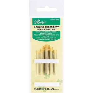 Gold Eye Quilting Needles 3-9 by Clover