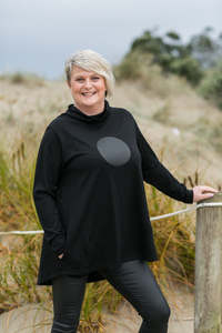 Products: Turtle Neck Top with Back Pleat