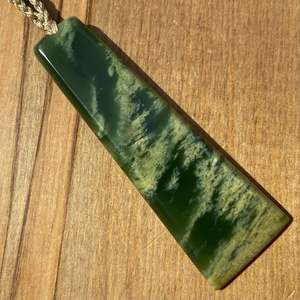 Marsden Flower Jade Pounamu Toki Pendant