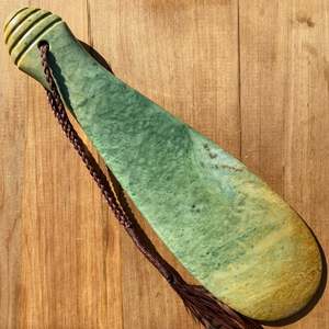 Marsden Flower Jade Pounamu Mere