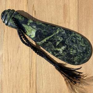 Douglas Creek Pounamu Mere with Rimu stand