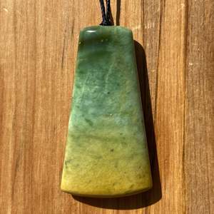 Marsden Flower Pounamu Toki Pendant
