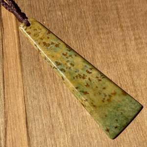 Pounamu Toki Pendants: Kokopu Pounamu Toki Pendant