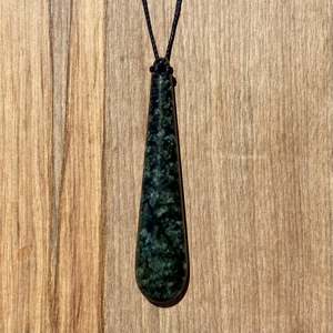 Pounamu Roimata Pendants: Tangiwai Pounamu Roimata Pendant