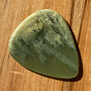 All Pounamu: Marsden Flower Pounamu Guitar Pick