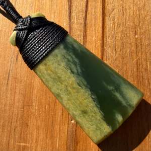 Marsden Flower Jade Pounamu Toki Pendant