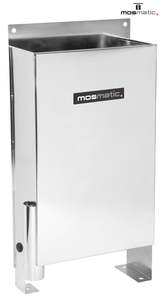 Mosmatic Brush Bucket Wall and Floor Mounted, 29.027