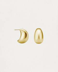 Pearls: Glow Earrings - Gold