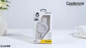 Case Artistry Mag Armor Clear Case For iPhone 15 - Strong Magnet