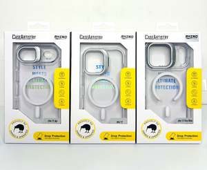 Mag Shield Rhino: Case Artistry Magsafe Cam Ring Rhino Case For iPhone 17 Pro Max Clear