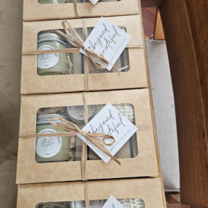 Bundle Gift Packs: Sisal soap bag gift boxes