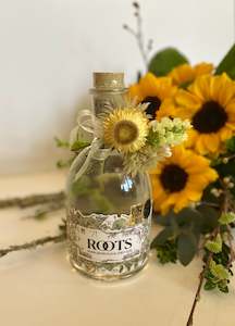 Alcohol: Roots Marlborough Dry Gin with Deluxe Sunflower Bouquet