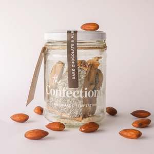 Dark Chocolate & Almond Toffee 200g | The Confectionist