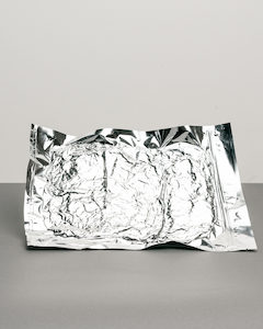 Foil: 2kg Foil Vacuum Pouch + Ziplock & Open Bottom